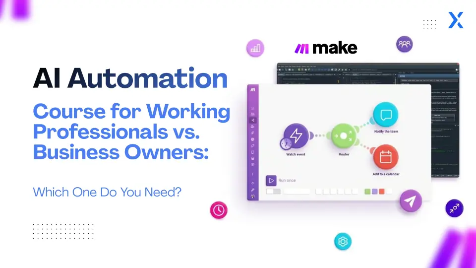 AI automation course for professionals and business owners