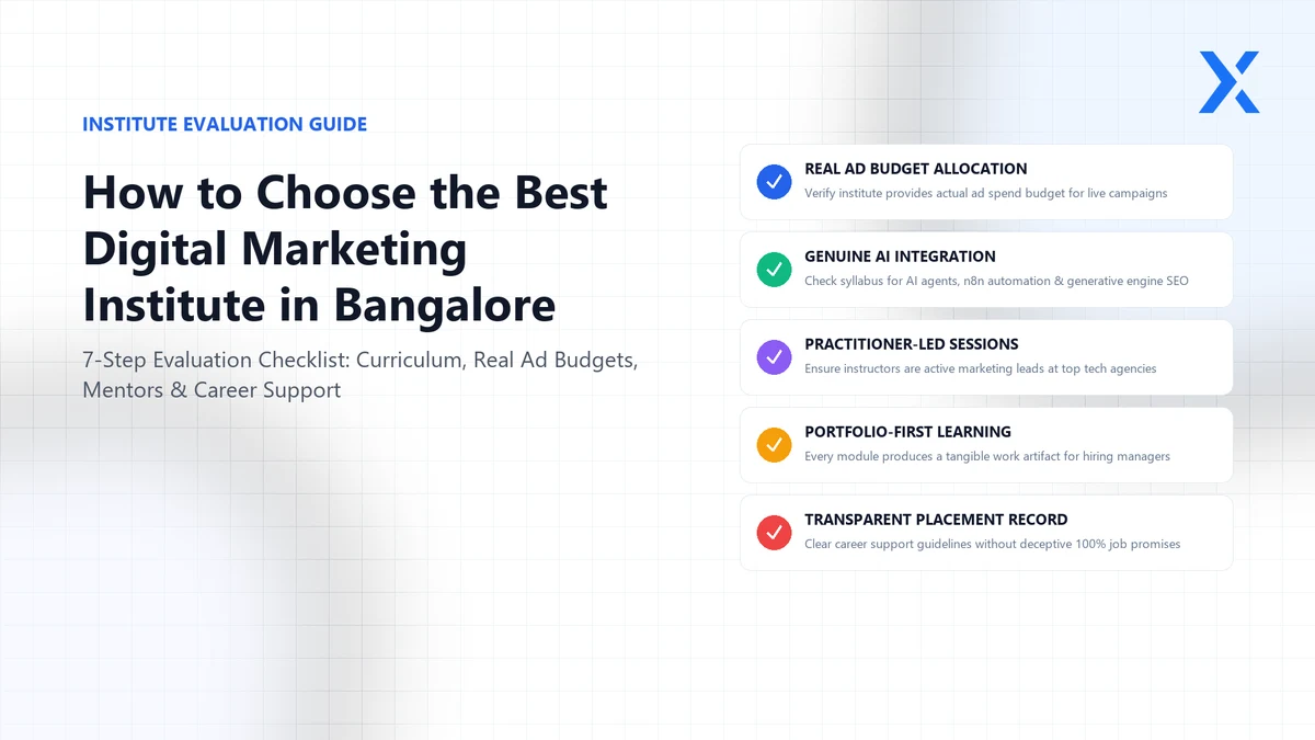 AcceleratorX - Choosing a Digital Marketing Institute